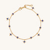Starry Night Callisto Lazuli Lapis Bracelet In 18K Yellow Gold Vermeil