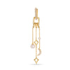 Queenie Tassel Freshwater drop earring In 18K Yellow Gold Vermeil