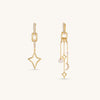 Queenie Tassel Freshwater drop earring In 18K Yellow Gold Vermeil