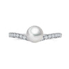 Starry Night Meteor Freshwater Pearls and Zircons Stacking Rings