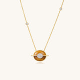 Planet Venus Tiger’s Eye Necklace