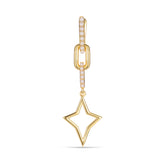 Queenie Tassel Freshwater drop earring In 18K Yellow Gold Vermeil