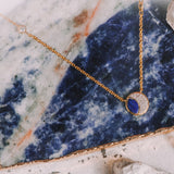Starry Night Eclipse Lapis Lazuli Necklace