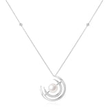 Starry Night Star Trail Freshwater Pearl Necklace